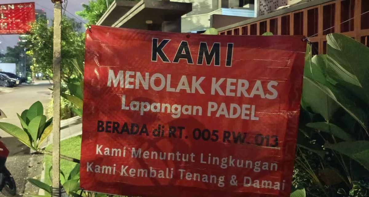 Warga Pulomas Geruduk Pramono, Minta Padel Di Tutup!