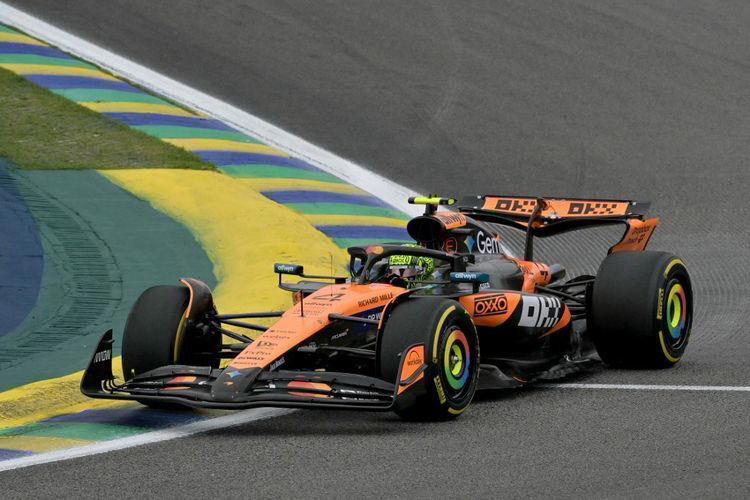 GP Brasil 2025: Lando Norris Kuasai Balapan, Rival Kian Tertekan