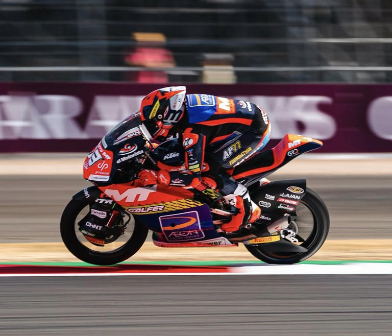 Harapan Pupus! Hakim Danish Gagal Finis Di Moto3 Inggris 2026