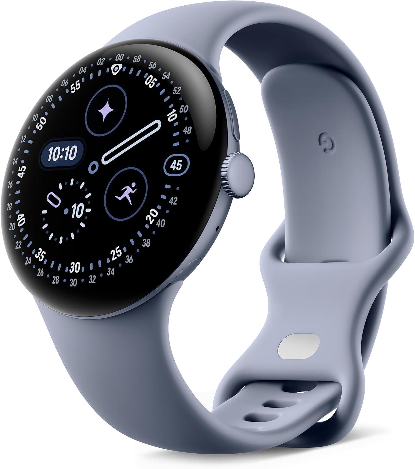 Google Pixel Watch 5 Pintar, GPS Akurat, Baterai Tahan 40 Jam